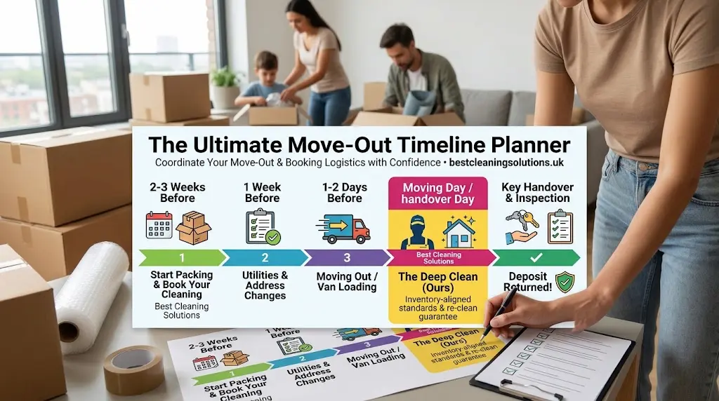 time liner of best cleaning solution