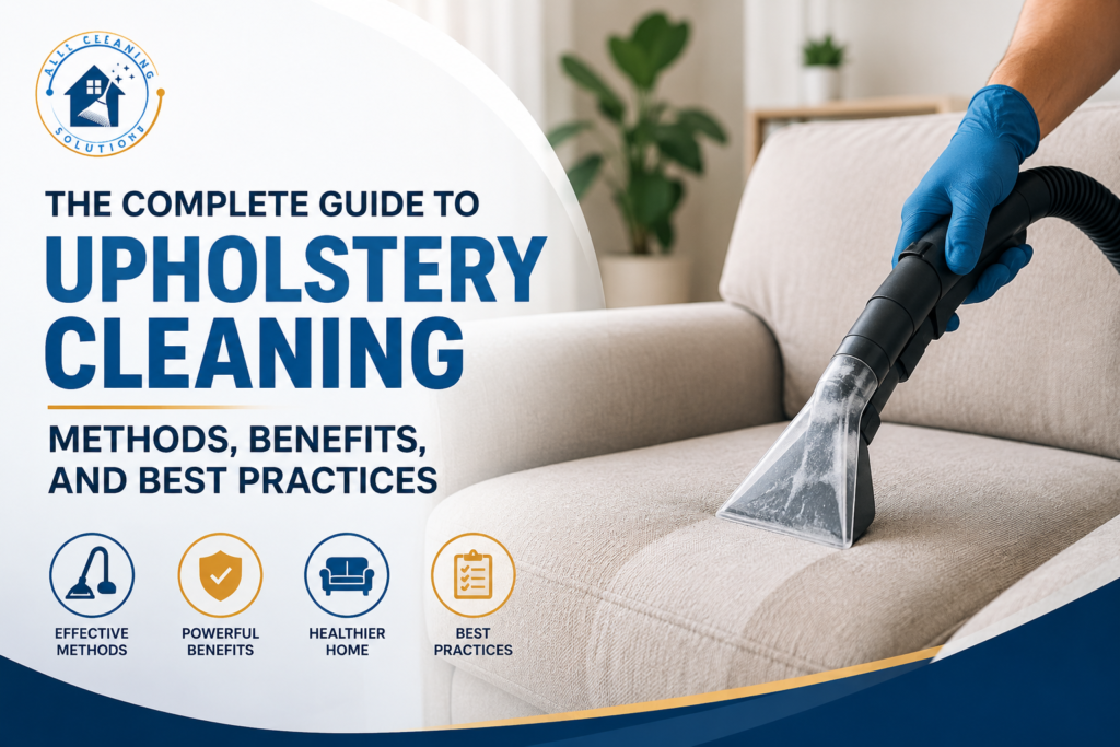 The Complete Guide to Upholstery Cleaning Methods Benefits and Best Practices