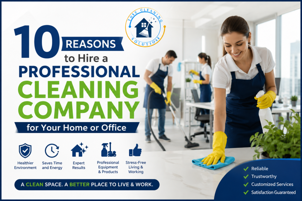 10 Reasons to Hire a Professional Cleaning Company for Your Home or Office
