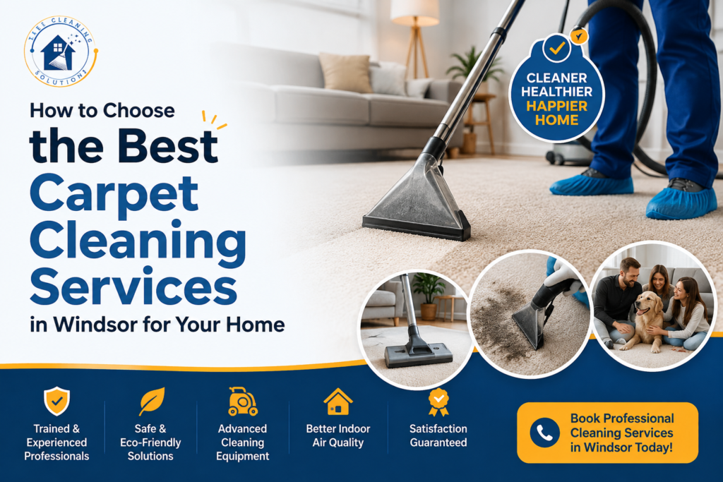 How to Choose the Best Carpet Cleaning Services in Windsor for Your Home