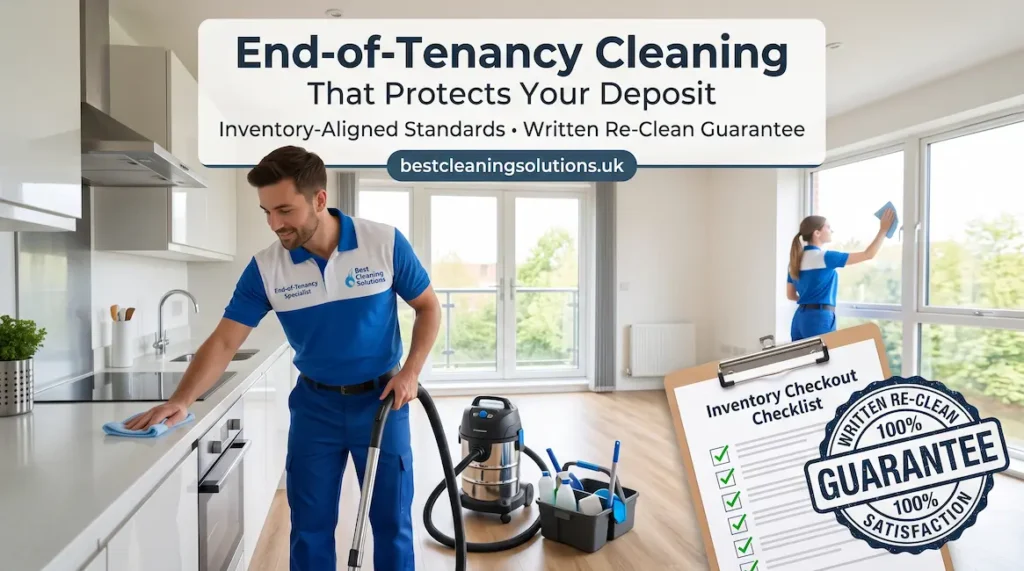 End-of-Tenancy Cleaning That Protects Your Deposit Inventory-Aligned Standards and a Written Re-Clean Guarantee